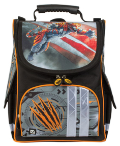 Ранец жесткокаркасный Brauberg Тигр 34x26x16 см