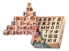 Детские кубики Престиж-Игрушка Азбука 30 деталей