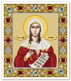 Вышивка бисером Нова Слобода Д 6171 Св.Мч. Татьяна (Татиана) Римская 13х15 см