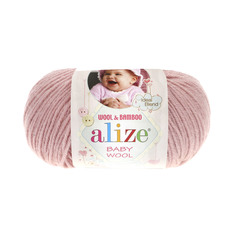 Пряжа для вязания Ализе Baby Wool (20%бамбук, 40%шерсть, 40%акрил) Alize