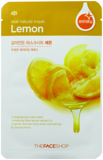 Маска для лица THE FACE SHOP Real Nature Mask Sheet Lemon 23 г