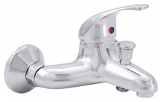 Смеситель для ванны Aqualux Legend SH-1711 хром