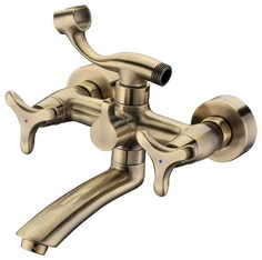Смеситель для ванны Kaiser Trio 57122-1 Bronze