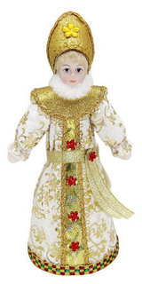Кукла новогодняя Новогодняя сказка Снегурочка 20 см, 973031