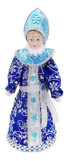 Кукла новогодняя Новогодняя сказка Снегурочка 20 см, 972405