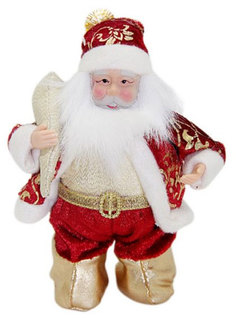 Кукла декоративная Новогодняя сказка Дед Мороз 13 см, 972430