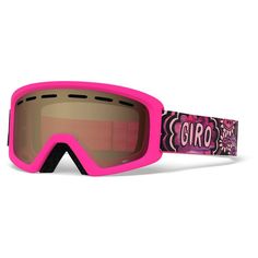 Горнолыжная маска Giro Rev юниорская розовая YOUTH мужская