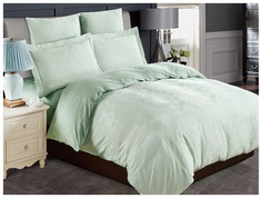 Постельное белье тенсель-жаккард Cleo 002-TJ евро