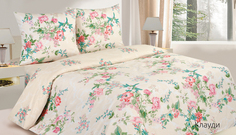 Постельное белье Клауди ЕВРО с простынёй на резинке Ecotex