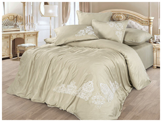 Постельное белье бамбуковый сатин с вышивкой Cleo 004-BS евро