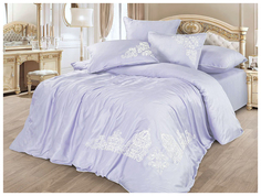 Постельное белье бамбуковый сатин с вышивкой Cleo 010-BS евро