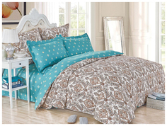 Постельное белье Satin de Luxe Cleo 447-SK семейное