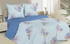 Постельное белье Папоротник 2-сп. с простынёй на резинке Ecotex