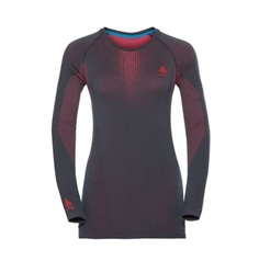 Футболка Oldo Top Performance Warm l/s женская темно-фиолетовая XS Odlo