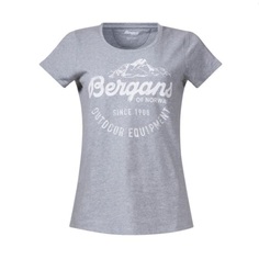 Футболка Bergans Classic W Tee женская серая M