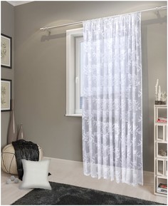 Штора Amore Mio Тюль 3.0*2.7 см 1 шт Цвет - белый