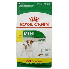 Сухой корм для собак ROYAL CANIN Adult Mini, рис, птица, 0.5кг
