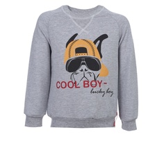 Толстовка Lucky Child Серый р.134