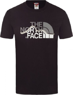 Футболка The North Face S/S Mountain Line Tee мужская черная XXL