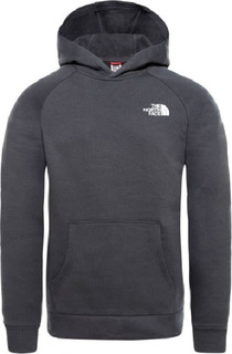 Толстовка The North Face Raglan Red Box Hoody мужская серая S