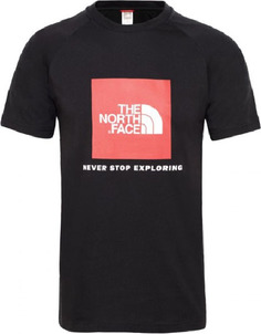Футболка The North Face S/S Rag Red Box Tee мужская черная S