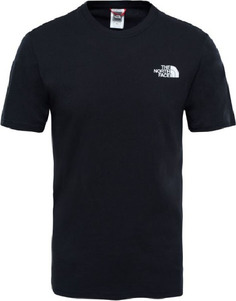 Футболка The North Face M S/S Red Box Tee мужская черная XXL