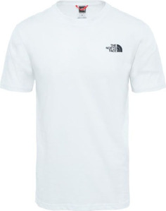 Футболка The North Face M S/S Red Box Tee мужская белая XL