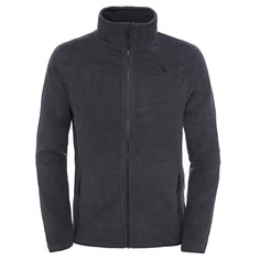 Толстовка мужская The North Face 100 Glacier Full Zip, dark grey heather, S INT