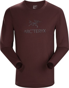 Футболка Arcteryx Arcword T-Shirt LS мужская темно-красная L Arcteryx
