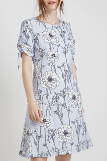 Платье женское BGN S18D267 голубое 38 FR