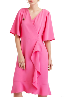 Платье женское BGN S19D055 розовое 44 FR