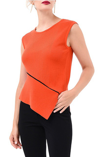Блуза женская Caterina Leman оранжевая 42