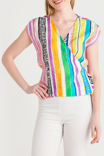 Блуза женская BGN S18B042 желтая 38 FR