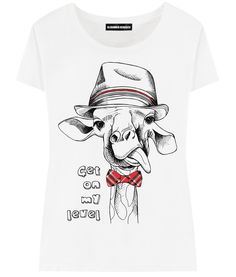 Футболка женская ALEXANDER KONASOV "Get on my level" белая L