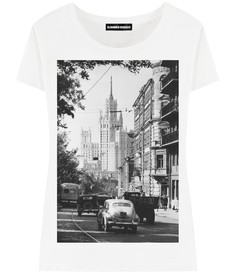 Футболка женская ALEXANDER KONASOV "Старая Москва" белая L