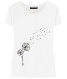 Футболка женская ALEXANDER KONASOV "Одуванчик" белая M