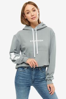 Толстовка женская HIGH серая
