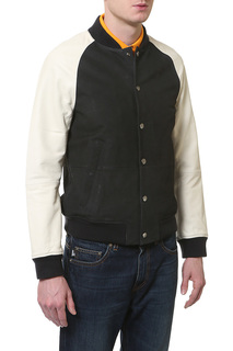 Куртка кожаная мужская Tommy Hilfiger черная 50