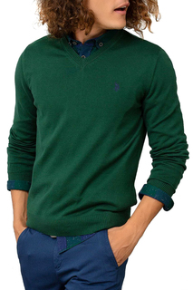 Пуловер мужской U.S. POLO Assn. G081SZ0TK0ENRIQUE зеленый M