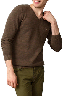 Пуловер мужской U.S. POLO Assn. G081SZ0TK0TEDYSK8 коричневый 3XL