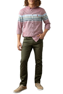 Брюки мужские U.S. POLO Assn. G081SZ0780MICHAEL8K VR016 зеленые 34
