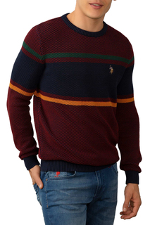 Джемпер мужской U.S. POLO Assn. G081SZ0TK0BAYET красный 3XL