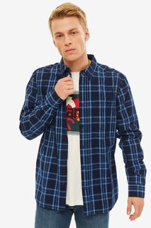 Рубашка мужская Wrangler синяя