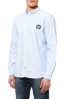 Рубашка мужская Tommy Hilfiger MW0MW08605 474 синяя XXL