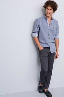 Рубашка мужская U.S. POLO Assn. G081SZ004ARMANOVAYA17K VR033 синяя S