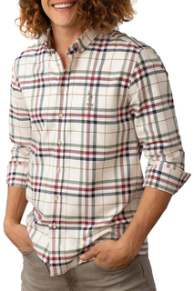 Рубашка мужская U.S. POLO Assn. G081SZ0040ALTHA VR013 бежевая 2XL