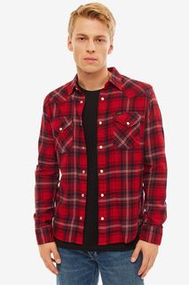 Рубашка мужская Lee красная