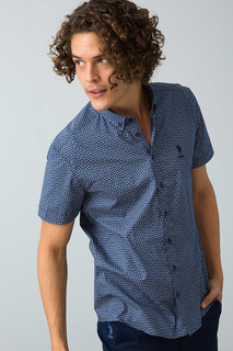 Рубашка мужская U.S. POLO Assn. G081SZ004AVILGK-MONTANA VR033 синяя XS