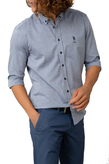Рубашка мужская U.S. POLO Assn. G081GL0040GRONY VR033 синяя S