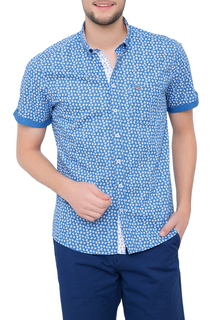 Рубашка мужская U.S. POLO Assn. G081SZ004AVILBURB-KK VR059 синяя S